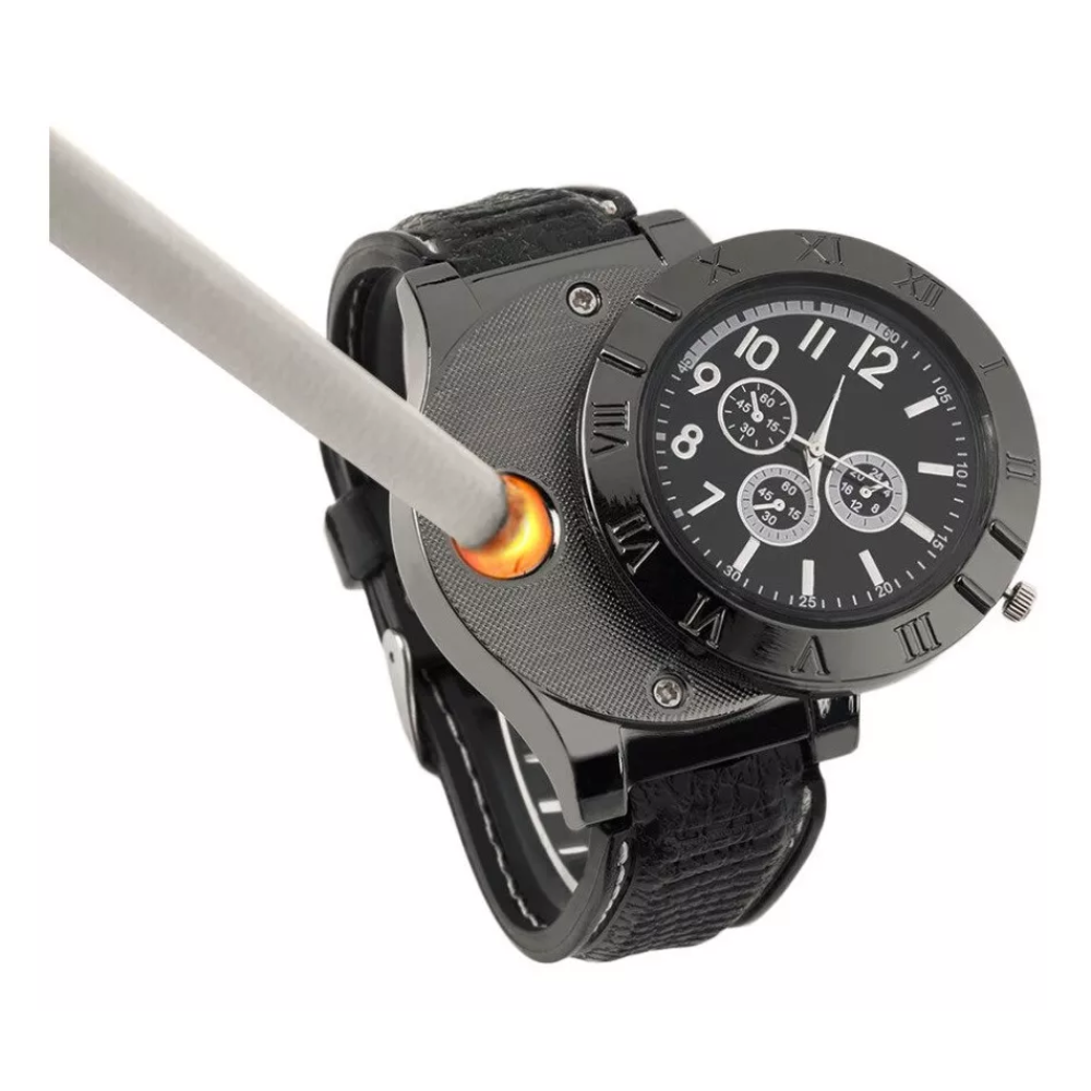 RELOJ CON ENCENDEDOR RECARGABLE