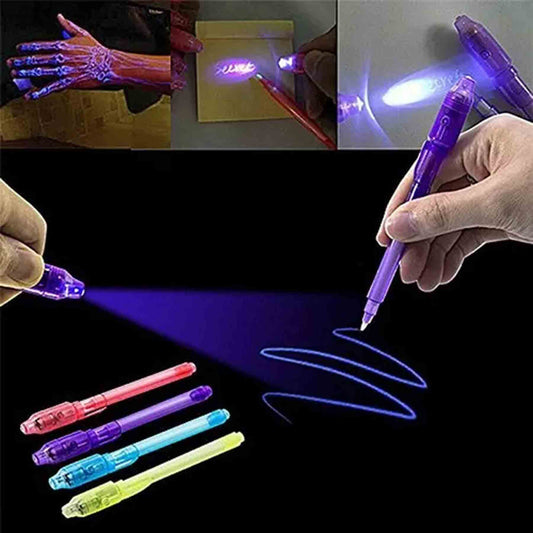 Pack 12 Boligrafo de tinta Magico Tinta Uv